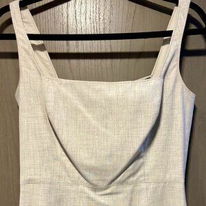 Bloomingdales & Tahari Light Grey, Pencil Dress, Sz 8